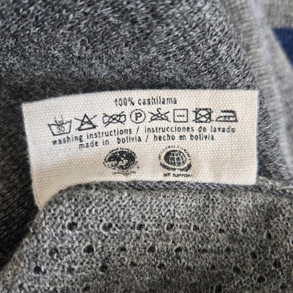 Cotopaxi Libre Sweater Cashilama Crew Neck Organic Gray Fitted Women Small - Picture 10 of 10